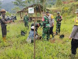 TNI–Polri dan Warga Bersatu, Koramil 1005/Jatinangor Tanam 95 Pohon Cegah Longsor di Gunung Geulis