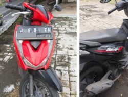 Nekat Curi Motor di Duduksampeyan, Pria Asal Surabaya Lompat ke Truk Trailer Hingga Akhirnya Ditangkap Warga