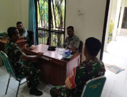 Babinsa Kunjungi Kantor PPL, Sinkronkan Data Lahan Panen dan Belum Panen