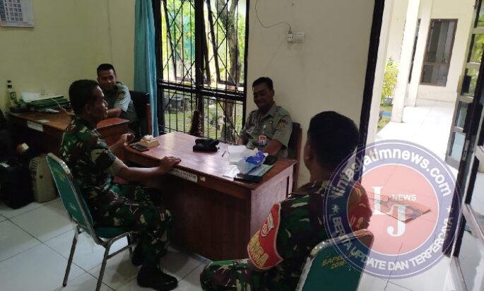 Babinsa Kunjungi Kantor PPL, Sinkronkan Data Lahan Panen dan Belum Panen