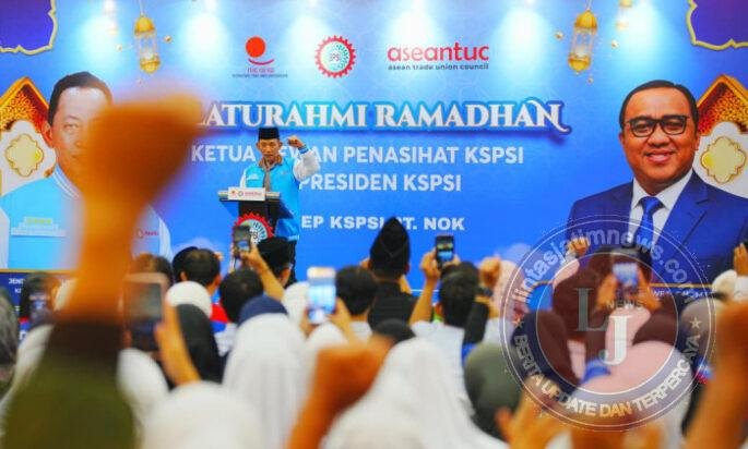 Kapolri Ajak Buruh Bersatu Wujudkan Indonesia Emas 2045