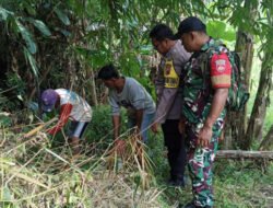 Babinsa Simo Kawal Pengukuran Tanah Warga, Cegah Sengketa Lahan Sejak Dini
