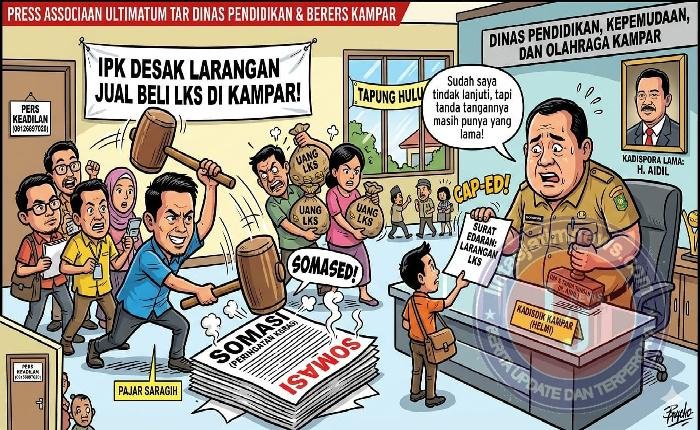 Somasi Pers Keadilan Paksa Kadispora Kampar Terbitkan Edaran