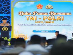 Buka Puasa Bersama TNI-Polri, Kapolri Tegaskan Sukseskan Program Presiden