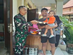 Peran Aktif Babinsa Serengan Dalam Kegiatan Makan Bergizi Gratis Untuk Balita, Bumil, Dan Ibu Menyusui