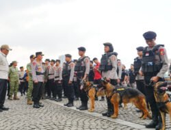 Pimpin Apel Operasi ketupat, Kapolri Instruksikan Jajaran Wujudkan Mudik Aman-Keluarga Bahagia