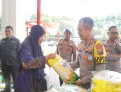 Gerakan Pangan Murah Polri, Polres Pasuruan Berhasil Salurkan 45 Ton Beras untuk Masyarakat
