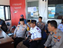 Pastikan Pengamanan Mudik Laut Siap, Kapolres Gresik Tinjau Pos Pam Pelabuhan