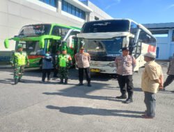 Sinergi TNI–Polri Jaga Arus Mudik, Pos Terpadu Terminal Purboyo Madiun Siaga Sambut Idulfitri 1447 H