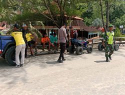 Jelang Idul Fitri, Personel Kodim 0801/Pacitan Bersama Polres dan Instansi Terkait Tingkatkan Pengamanan