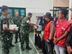 Sambut IduL Fitri, Kodim Wonogiri Salurkan Zakat Fitra Dan Tali Asih Kepada Warga