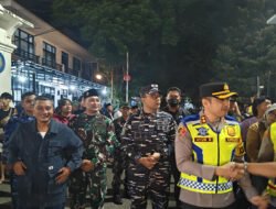 Dandim Pacitan Bersama Unsur Forkopimda Pantau Pengamanan Ronthek Gugah Sahur Ramadhan 1447 H