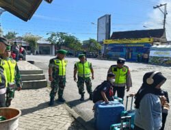 Wujudkan Keamanan Pemudik, TNI Dan Polri Laksanakan Patroli Pengamanan Di Terminal Angkutan