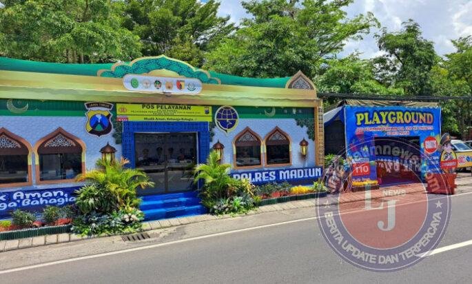 Layanan Mudik Polres Madiun, Sediakan Fasilitas Playground hingga Bengkel Gratis