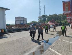 Pengamanan Lebaran di Rest Area Saradan, Prajurit Kodim 0803/Madiun Siaga Jaga Kenyamanan Pemudik