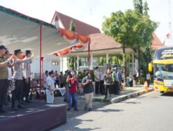 Polres Pasuruan Bersama Pemkab Pasuruan Berangkatkan Ratusan Pemudik Gratis