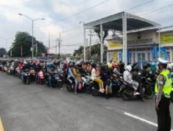 Puncak Mudik, Polres Pelabuhan Tanjungperak Lakukan Rekayasa Lalu Lintas di Suramadu