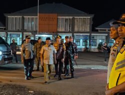 Dandim Pacitan Bersama Forkopimda Lakukan Pengecekan Di Pos Pantau Saat malam Takbiran