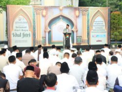 Polres Gresik Gelar Sholat Idulfitri 1447 H Bersama Warga, Pererat Silaturahmi di Hari Kemenangan