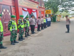 TNI-Polri dan Stakeholder Perkuat Pos Pengamanan Idul Fitri di Watulimo Trenggalek