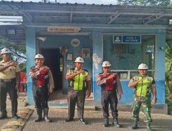 Meskipun Cuti Lebaran, Personel Kodim 0801/Pacitan Lakukan Tugas Pengamanan Objek Vital PLTU Sudimoro