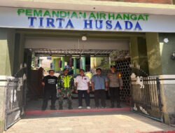 Wisata Air Hangat Membludak, Personel TNI Polri Perketat Pengamanan