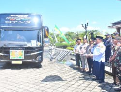 Lebaran Usai Kepedulian Berlanjut, Dandim Madiun Hadiri Pelepasan Angkutan Balik Gratis