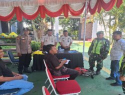 Aparat Hadir Jaga Setiap Pertemuan Di Lapas Madiun Pada Jam Kunjungan