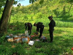Polres Tulungagung Musnahkan 22 Kg Bahan Peledak dan Ratusan Petasan