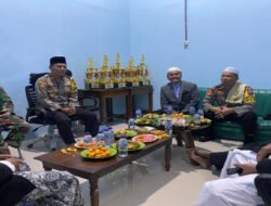 Jalin Silaturahmi di Hari Raya Idul Fitri, Danramil 0801/05 Nawangan Halalbihalal Bersama Forkopimca