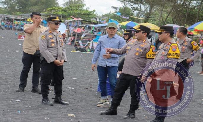 Polres Lumajang Tingkatkan Pengamanan Wisata Pantai Watu Pecak