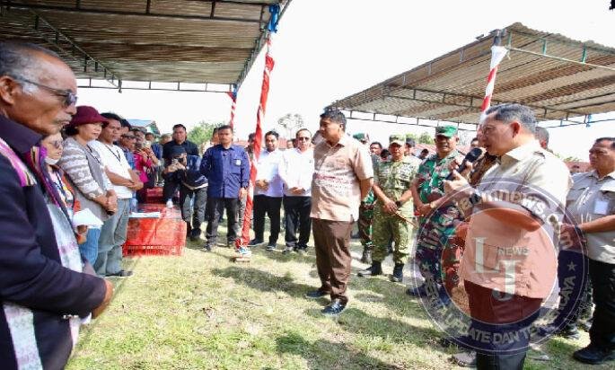 Mendagri–Menteri PKP Tinjau Program BSPS di Humbahas, Target Perbaikan Rumah di Sumut Naik Drastis