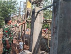 Pastikan Berjalan Lancar, Babinsa Dampingi Pembangunan KDKMP