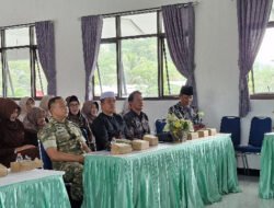 Pererat Silaturahmi, Pelda Arianto Hadiri Halal bihalal dan Pelepasan Pindah Tugas Guru SMP N 1 Punung