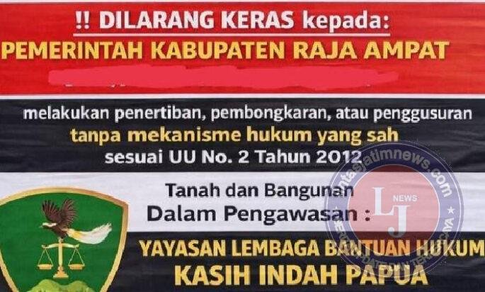 Diduga Relokasi Paksa dan Intimidasi Pedagang, YLBH-KIP Kecam Tindakan Pemda Raja Ampat