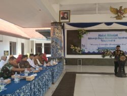 Danramil 0801/08 Ngadirojo Bersama Forkopimca Menggelar Acara Halal Bihalal 1447 H