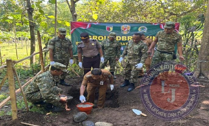 Ground Breaking Pembangunan Jembatan, Kodim Ponorogo siap Sukseskan Program Prioritas Pemerintah