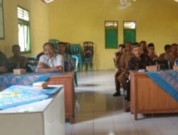Babinsa Koramil 0801/10 Punung Hadiri Rapat Pembentukan Panitia Penjaringan dan Penyaringan PilKasun