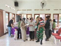 Babinsa Serengan Dampingi Kegiatan Posyandu Sebagai Wujud Kepedulian dan Kesehatan Balita