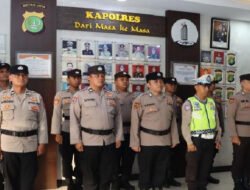 Upacara Kenaikan Pangkat Pengabdian Personel Polres Pelabuhan Tanjung Priok
