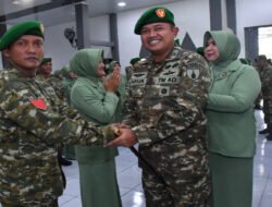 Dandim Ponorogo Pimpin Acara Pelantikan Kenaikan Pangkat Anggota Periode 1 April 2026