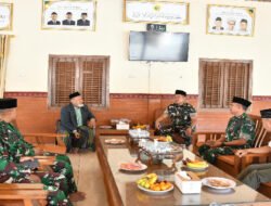 Bangun Imunitas Bangsa, Dandim Ponorogo Silaturahmi ke Ponpes Wali Songo Ngabar