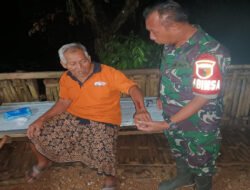 Sigap Babinsa Koramil 0801/03 Arjosari Evakuasi Korban Penganiayaan Oleh Orang Tak di Kenal