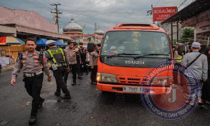 Polresta Banyuwangi Optimalkan Buffer Zone Bulusan Kepadatan Terurai, Sopir Puji Polisi