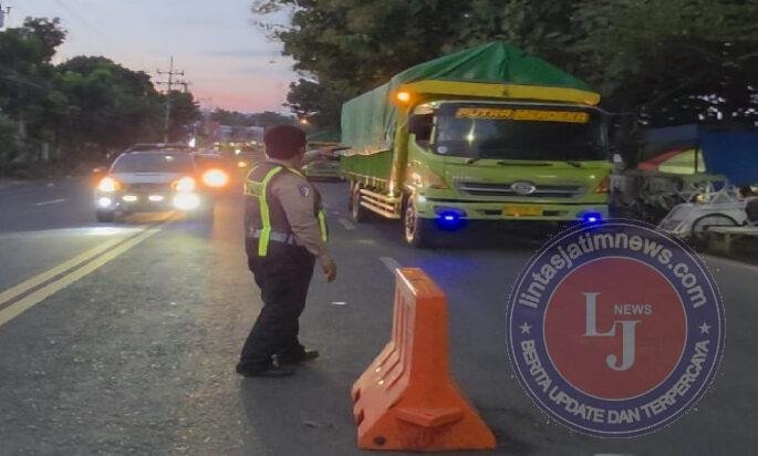 Polresta Banyuwangi Optimalkan Buffer Zone Bulusan Kepadatan Terurai, Sopir Puji Polisi