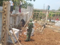 Dorong Ekonomi Warga, Babinsa Turun Langsung Awasi Pembangunan Koperasi