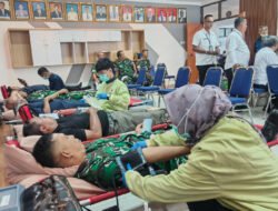 Semangat Kemanusiaan Kodim 0728/Wonogiri Warnai HUT ke-63 Bank Jateng melalui Aksi Donor Darah
