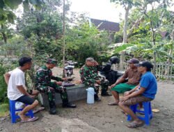 Babinsa Ajak Warga Aktifkan Kembali Kerja Bakti Demi Kebersihan Lingkungan