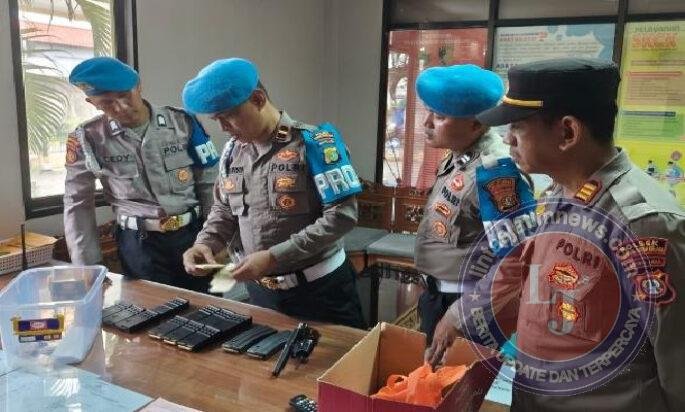 Operasi Gaktibplin dan Tes Urine di Polsek Sunda Kelapa Seluruh Personel Negatif Narkoba
