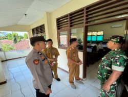 TNI Dukung Kelancaran dan Ketertiban Dalam Pelaksanaan Monitoring TKA Tingkat SMP di Pacitan